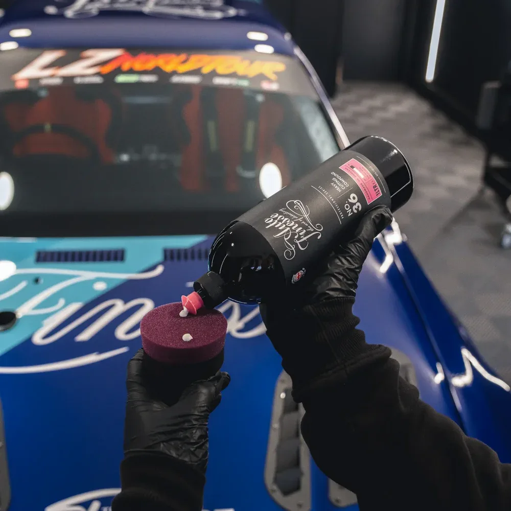 Hrubý aplikátor na ruční leštění Auto Finesse No:36 — detail produktu 3