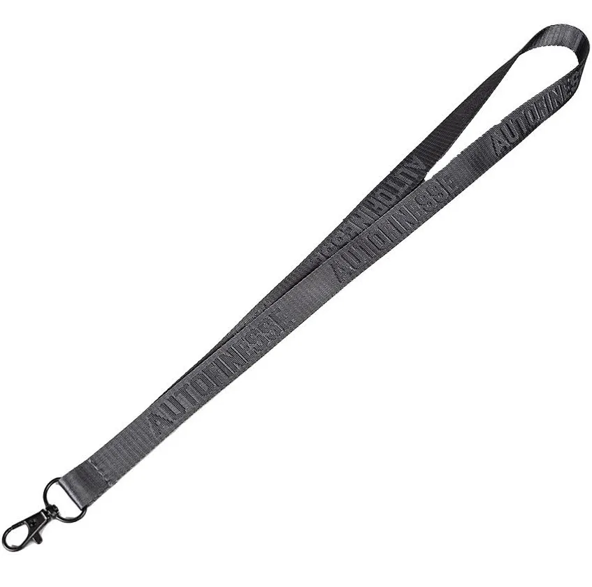 Šňůrka na klíče přes krk V2 Auto Finesse - šedá